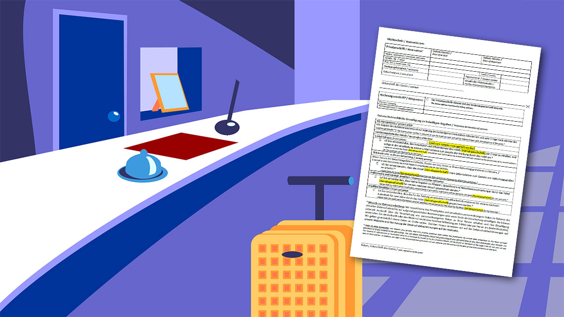 Meldeschein Dsgvo Konformes Muster Zum Kostenlosen Download Gastgewerbe Magazin