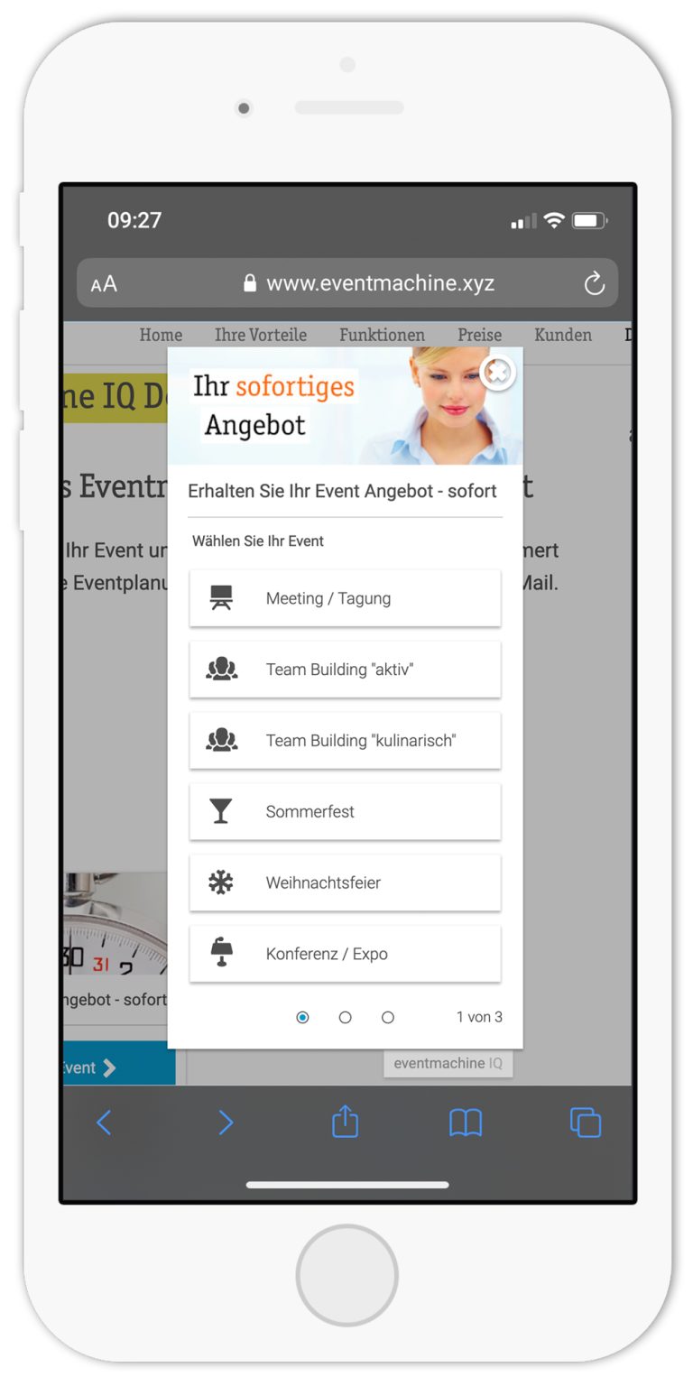 Eventmachine screenshots IQ mobile DE 768x1536